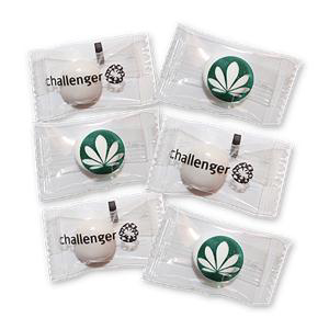 Individually wrapped Mints custom printed